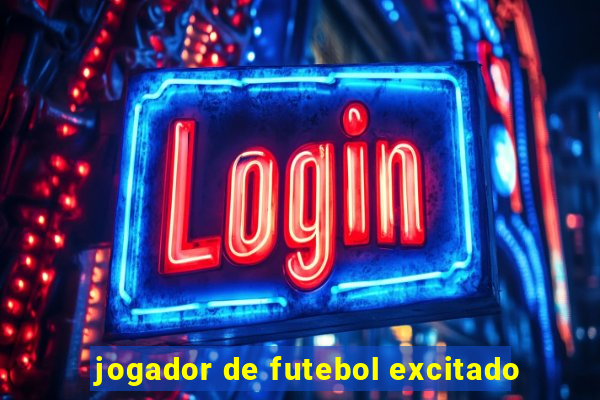 jogador de futebol excitado